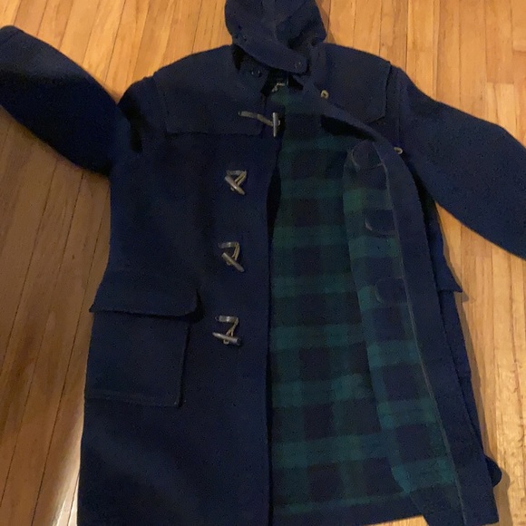 Women's Gloverall Original English Duffle Coat Navy Size Medium - Picture 6 of 15